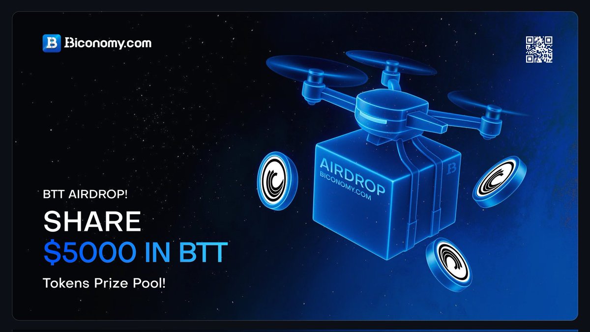 AirdropComic's tweet photo. 🚀 $5,000 $BTT Airdrop is Live! 🎉

To celebrate the new BitTorrent [New] listing and thank our global community, https://t.co/UdaSm4okb8 is giving away $5,000 in $BTT to lucky participants! 💎

📅 Event Period:
12 Sept 2025 – 22 Sept 2025 (00:00 UTC)

🎁 How to Join?
🔹 Step 1: Create / log in to your https://t.co/UdaSm4okb8 account
🔹 Step 2: Follow @BiconomyCom + Join our Telegram 👉 https://t.co/ZWyGfOyPZo
🔹 Step 3: Complete Gleam form 👉 https://t.co/IczvghAHCQ

📖 Full details here: https://t.co/zhdounDnLB

✨ Don’t miss this chance to grab free $BTT tokens!

#BiconomyCom #BitTorrent #BTT #Crypto #Blockchain #Web3 #Giveaway #Airdropcomic #CryptoCommunity