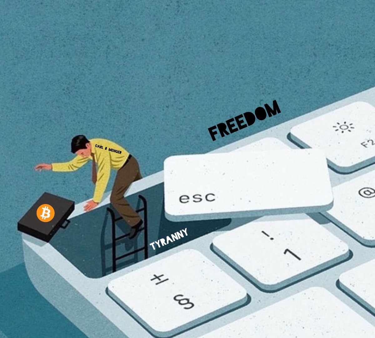 #Bitcoin is my exit strategy.