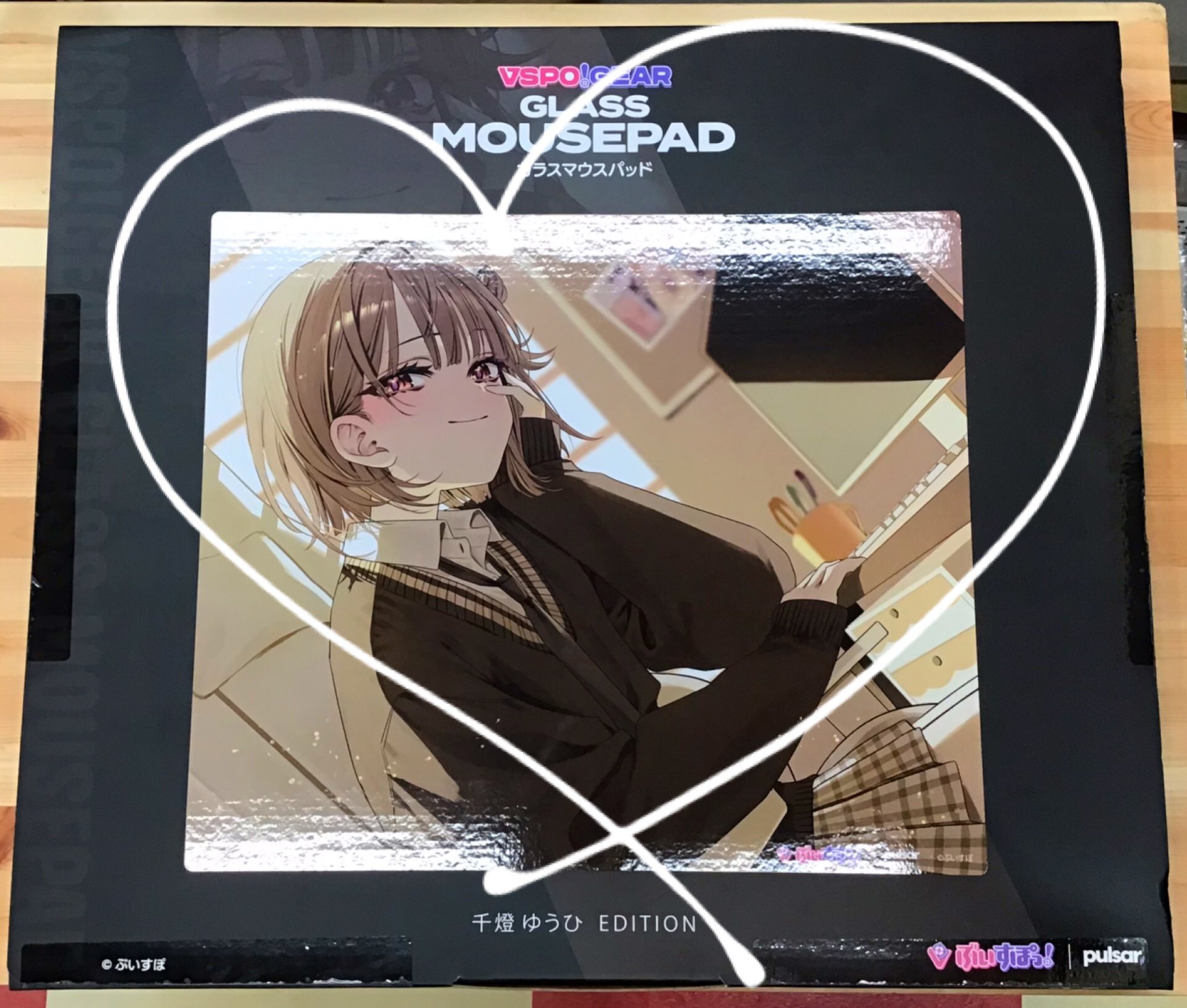 新品未使用】VSPO! GEAR ガラスマウスパッド千燈ゆうひ