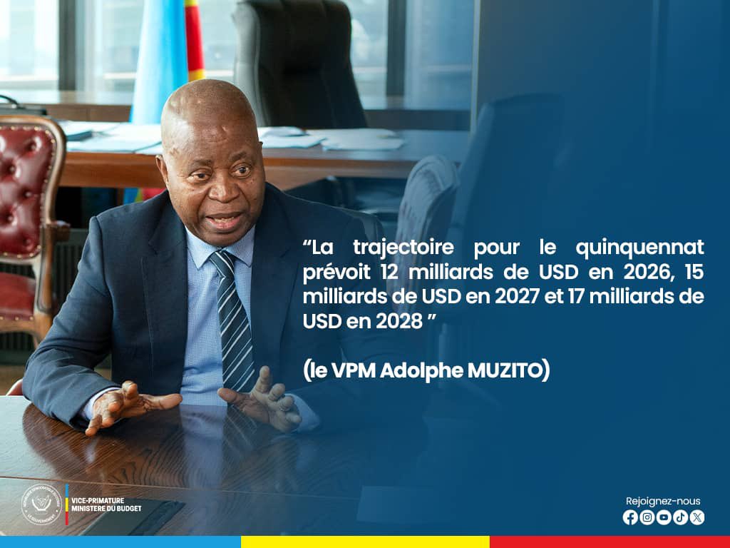#RDC: Adolphe Muzito obtient l’adoption en Conseil des ministres de l’avant-projet de budget 2026, évalué à 20,3 milliards USD

À soixante-douze heures de la session parlementaire de septembre, axée sur les questions budgétaires, le vice-Premier ministre du Budget, Adolphe