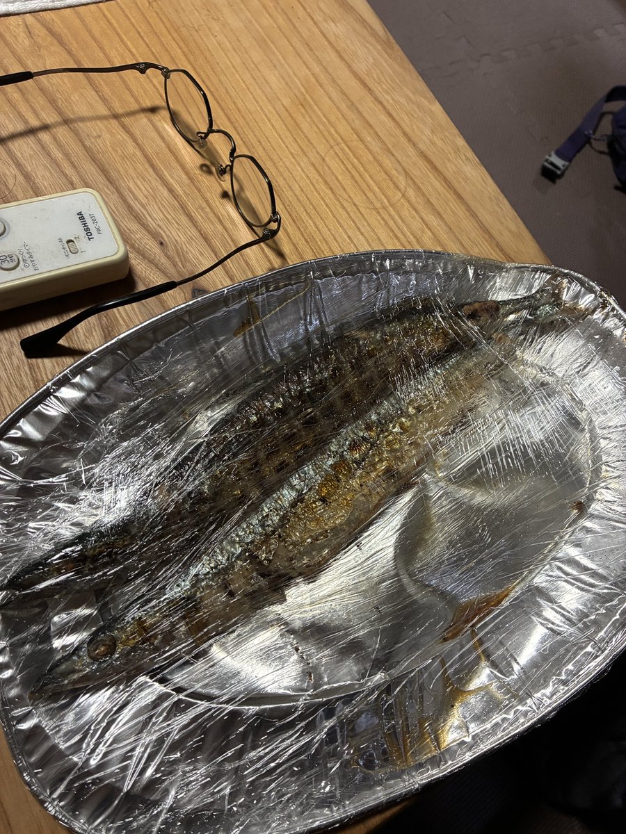 ご近所からサンマが配達された！