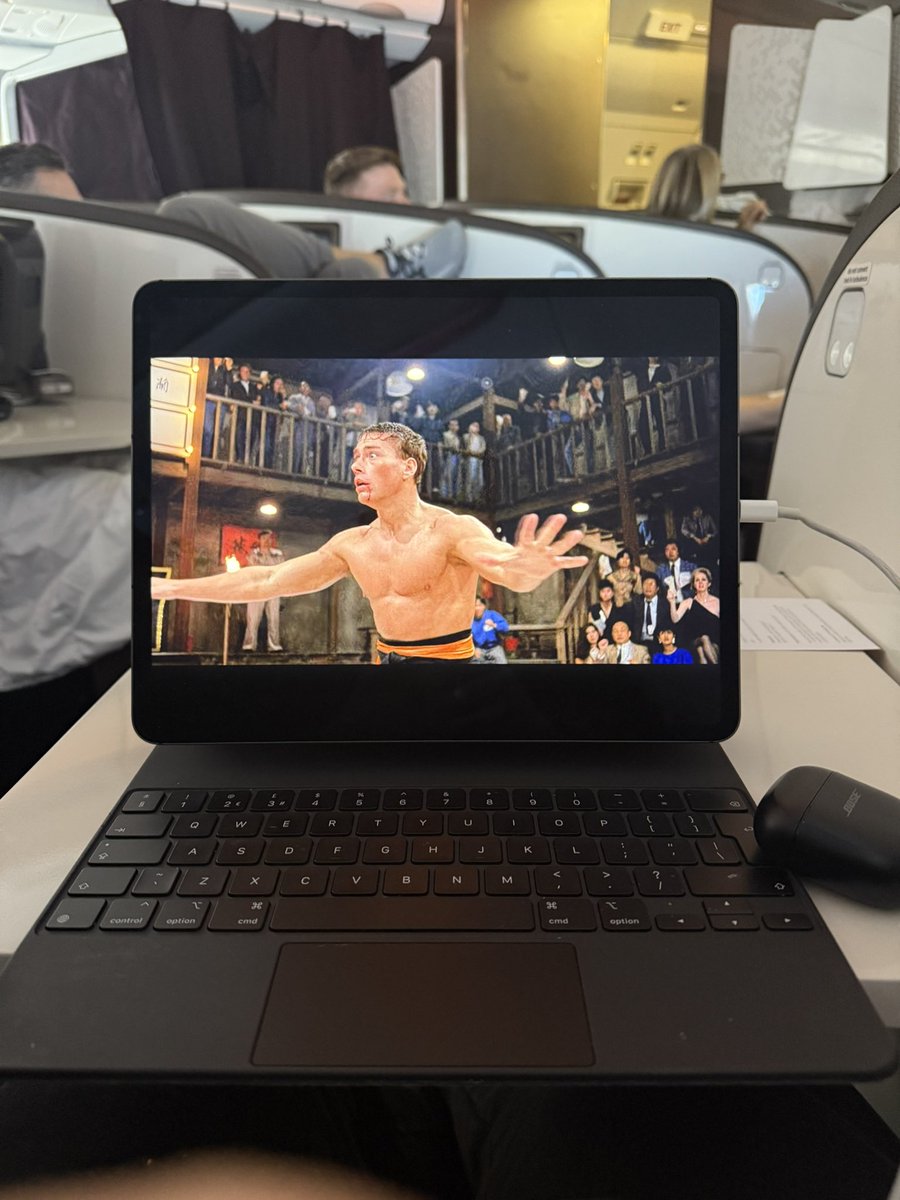 Las Vegas Bound and watching this classic 80’s Van Dam  #HappyFriday