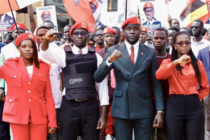 Yesterday our Institutions wing led by comrade Akiso Benjamin pitched camp at Kyambogo University to drum up support for comrade Andama Emmanuel who is aspiring for 21st guild Presidency. The Kyambogo guild seat was rendered vacant after the unfair dismissal of comrade Akiso