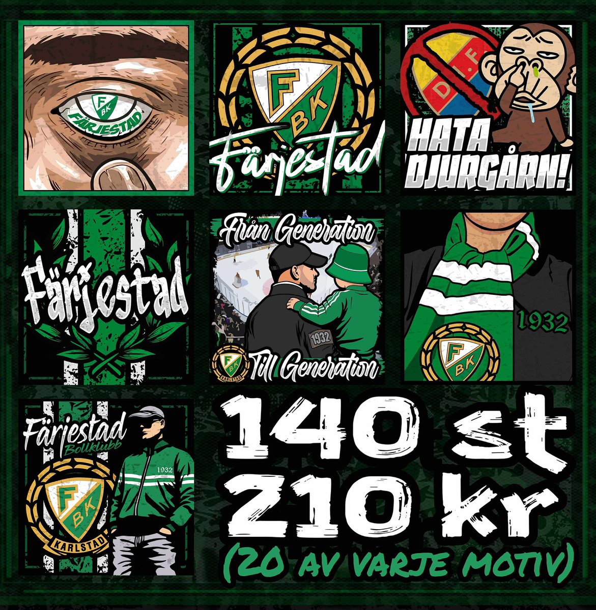 P R E M I Ä R! Nytt utbud på t-shirts och stickers finns att köpa på Leppen. 
Ses där!