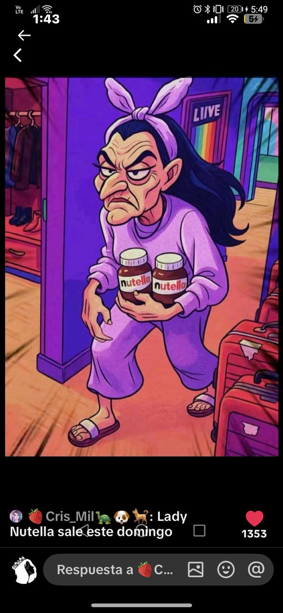 anmichel's tweet photo. @LaCasaFamososMx Mira mejor díganle a la hambriada que lo que está haciendo es robar, la Nutella se la ganaron todos. https://t.co/NCEY5xppUY