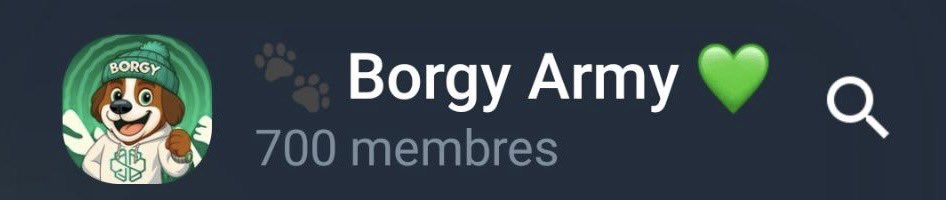 BORGY (@borgysol) on Twitter photo π The pack is growing πΎπ
Weβve just reached 700 members on Telegram π
Every new friend joining makes our community stronger, brighter, and more inspiring π
Thank you all for your energy, ideas, and support π
This is only the beginningβ¦ together, weβll take Borgy to the π The pack is growing πΎπ
Weβve just reached 700 members on Telegram π
Every new friend joining makes our community stronger, brighter, and more inspiring π
Thank you all for your energy, ideas, and support π
This is only the beginningβ¦ together, weβll take Borgy to the
