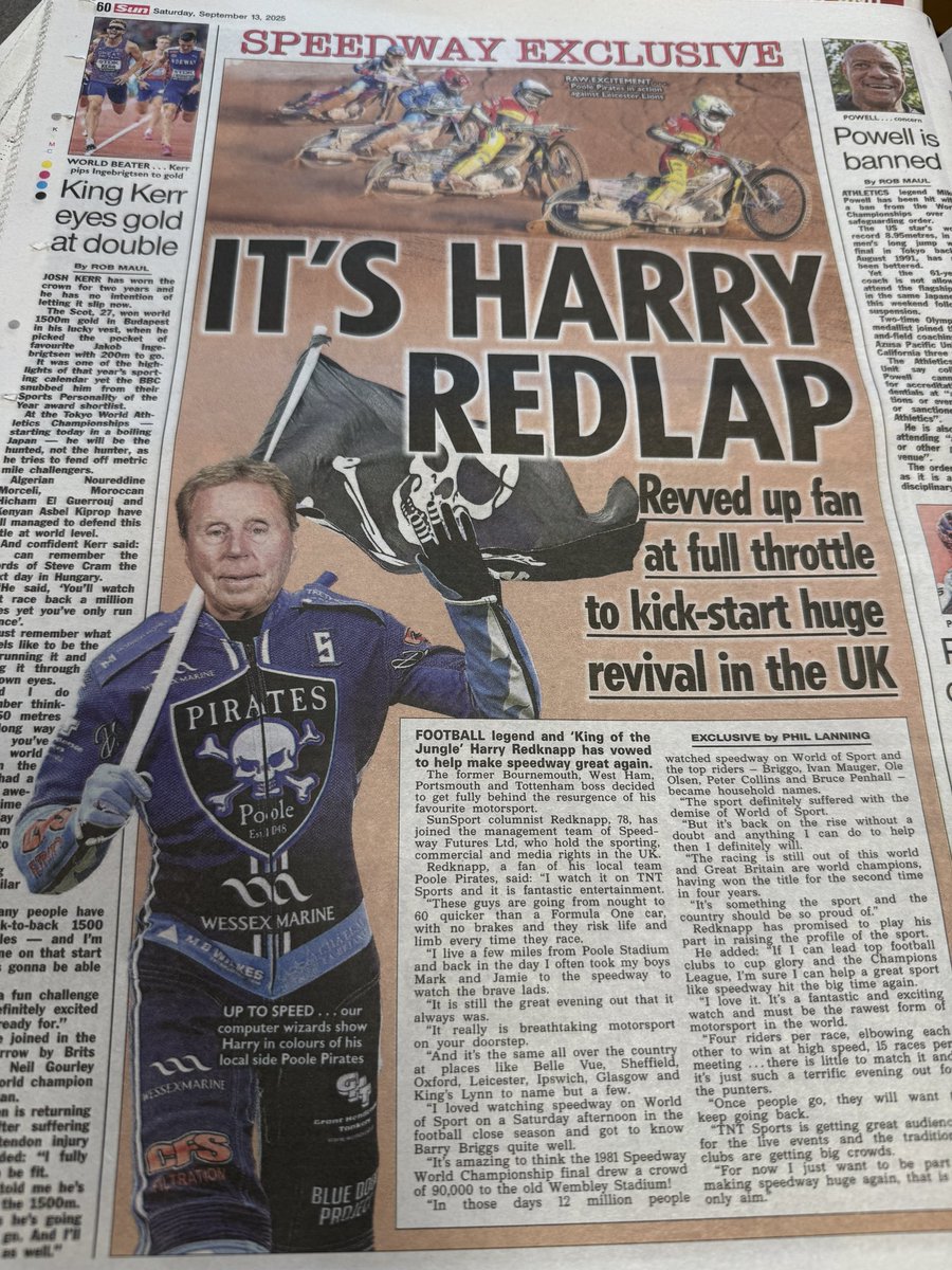 Some great coverage for speedway in the national papers this morning!