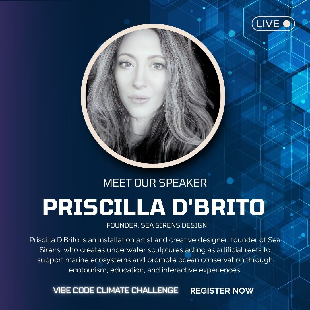 Vibe Code Climate Miami...Today! We will be going LIVE on IG and TikTok. Stay tuned for Spaces! #Tech #artificalintelligence #Climate #impactart #design #Solutions #Hackathon