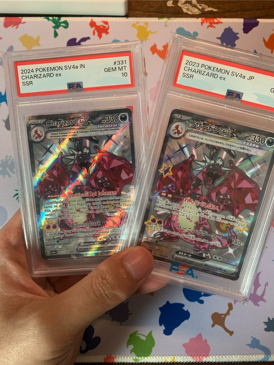 jo_lims's tweet photo. What a lucky month, udah dapet kartu yang dah digrading kedua kalinya (akun kedua dapet 3 pack), ehhhh dapet top hit juga, what a bless 

#pokemon #dealdulu #blessedthismonth https://t.co/IQFnnGXyyf