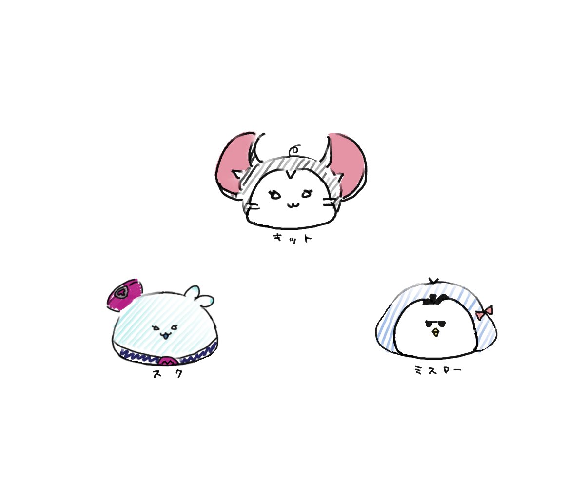 私だってブロスタキャラ描きたいよけど描けないんだ！！！お気に3種