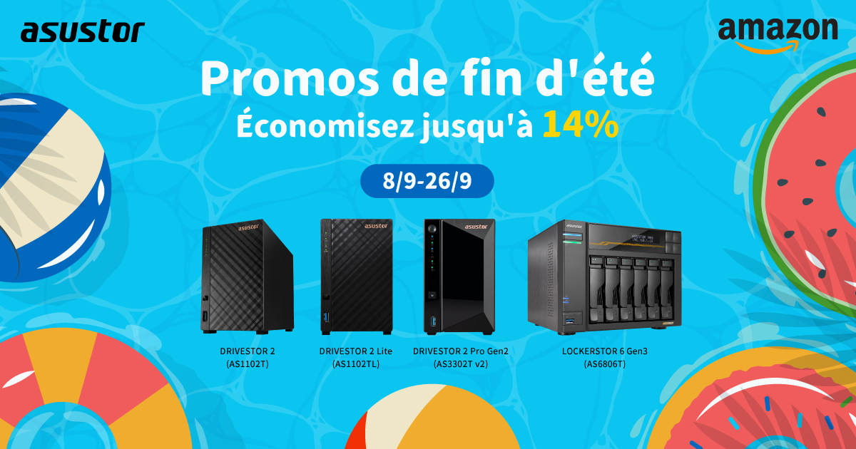 ASUSTORIncFr's tweet photo. #PROMO  ou #baissedeprix sur ces #NAS #ASUSTOR jusqu'au 26/09 https://t.co/x4ovKeOaCD