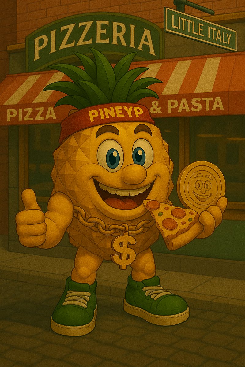 PineyP_onSol's tweet photo. 🍕✨ PineyP on Tour! ✨🍕
Today, PineyP is treating himself to a true New York feel: a fresh pizza slice straight from Little Italy! 🔥
With his coin on hand, his grin, and a ton of energy, he shows: Life is better with a slice of pizza in his hand. 🍍💛

#Pineyp #Crypto #NYC https://t.co/VAIqjXhn4a
