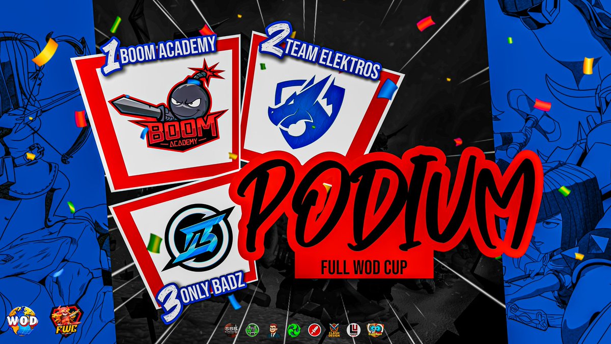 WE HAVE A NEW CHAMPION !!!

Congratulation <a href="/BoomAcademycoc/">Boom Academy</a> for the win ❤️

🏆 Boom Academy (500$) 
🥈 Team Elektros (100$)
🥉 Only Badz (50$)

Thank you to the 255 teams and 2900 players having participated in our Season 4 🔥❤️🙏🏻