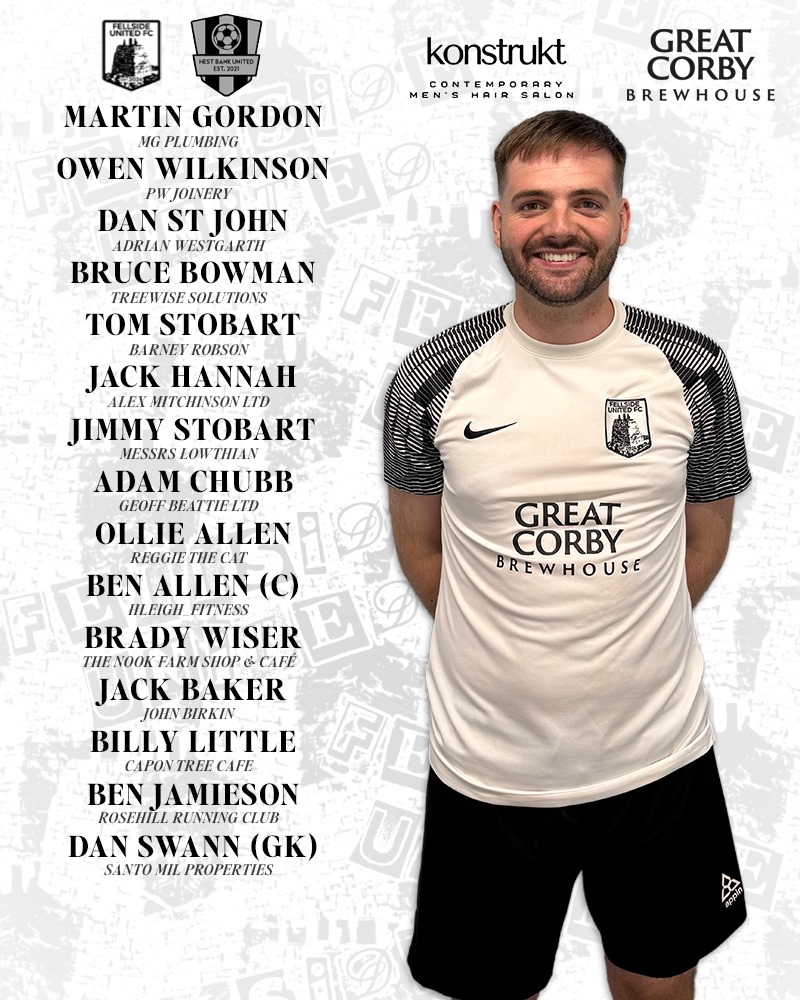 🚨 𝐌𝐀𝐓𝐂𝐇𝐃𝐀𝐘 𝐒𝐐𝐔𝐀𝐃 🚨

Our squad for today's game

⚫️⚪️

#UNITED #FELLSIDE