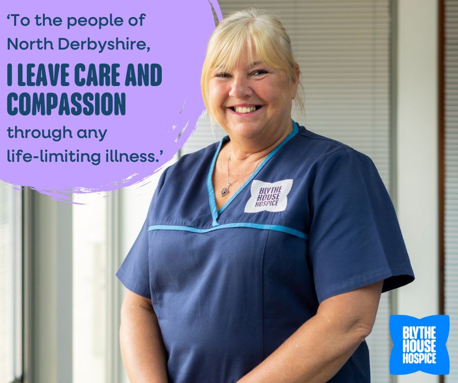 This International Legacy Giving Day, take a moment to imagine the comfort your legacy could bring. 💙 

By leaving a gift in your Will to Blythe House, you can help ensure patients and families continue to receive compassionate, personalised care in the comfort of their own home
