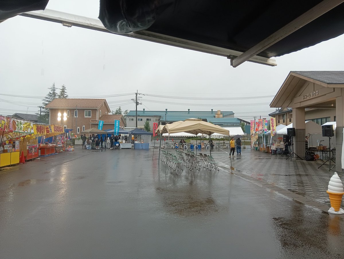 offbbqred's tweet image. 雨の政宗公まつり☔️
開催しました。。。