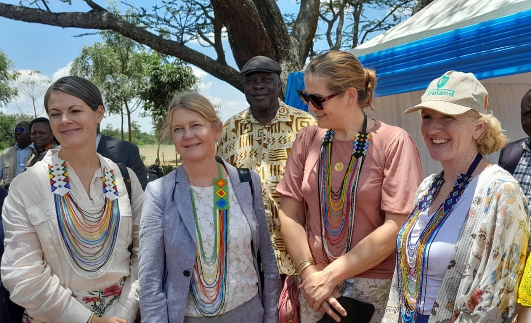 IrlEmbUganda's tweet photo. This week the 🇩🇰🇸🇪🇮🇪🇳🇱Ambassadors were in Karamoja meeting with district officials, community leaders and partners. A big thanks for the warm welcome to Karamoja and constructive conversations, we are stronger together!#SpotonKaramoja https://t.co/VBR3CW7euC