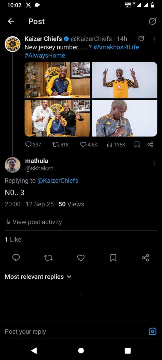 skhakzn's tweet photo. @KaizerChiefs Sengiyolinda nina ke ngezinto zam https://t.co/ocBI3Jh1cN