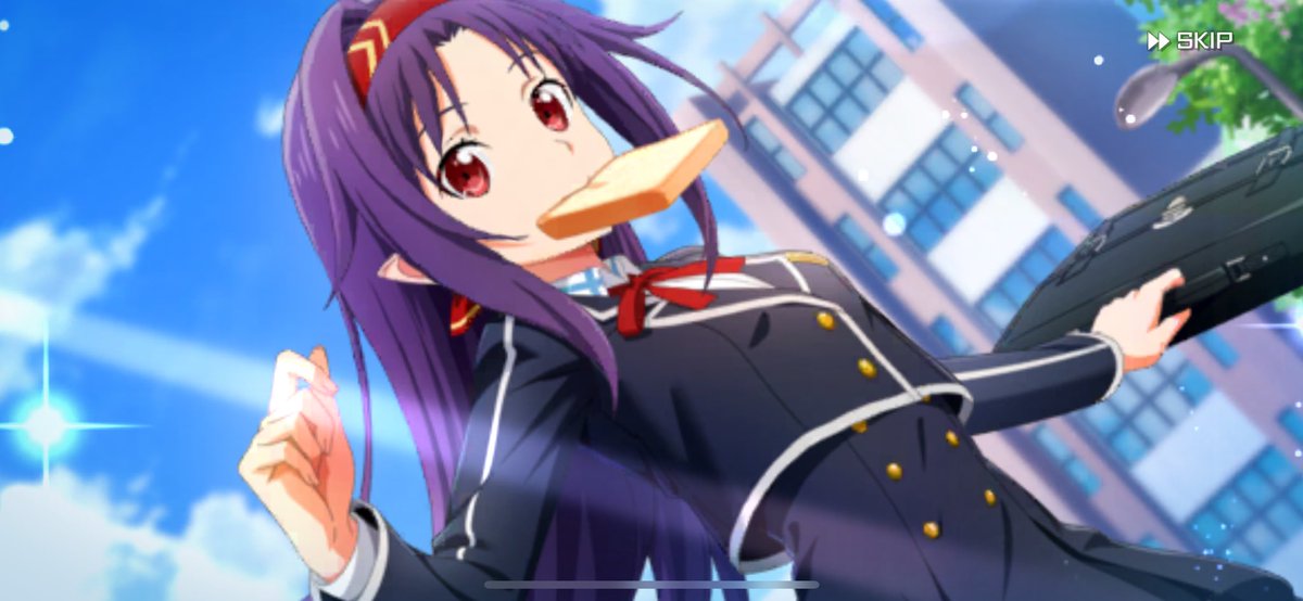 制服ユウキかわいー！！
#SAO #SAOVS