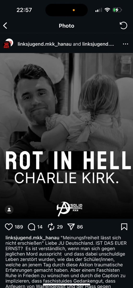 The youth organization of the Links-Partei in Germany is posting this. 

The "Christian Conservative Union" CDU that wants to keep the AfD out of any government might soon make a coalition with them.