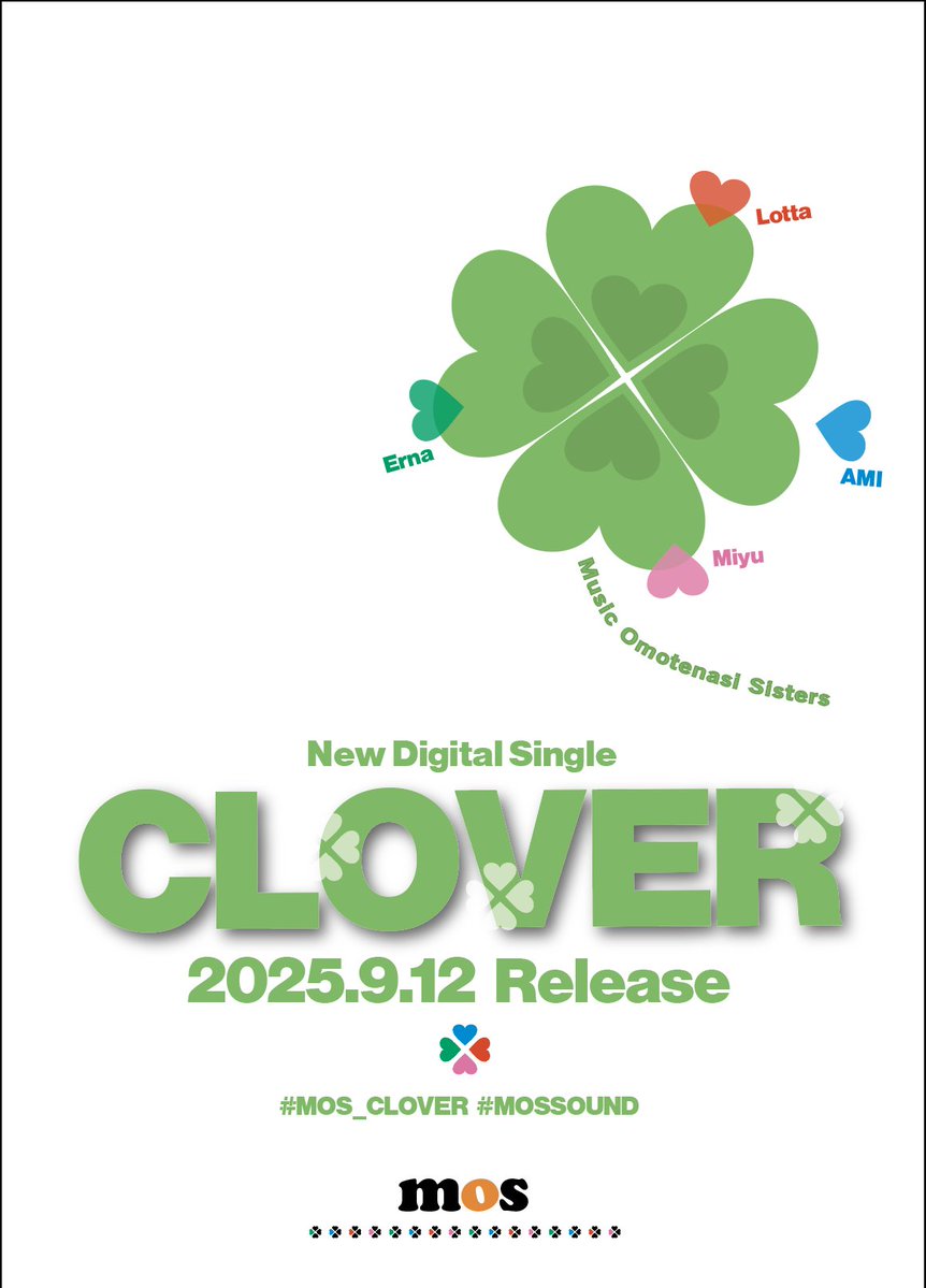 sionnac19243654's tweet image. 遊びがてら作ってみた

MOS New Single『CLOVER』
各音楽配信サービスにて配信中
🎧linkco.re/Vmu5mzm2

#MOS_CLOVER 
#MOSSOUND