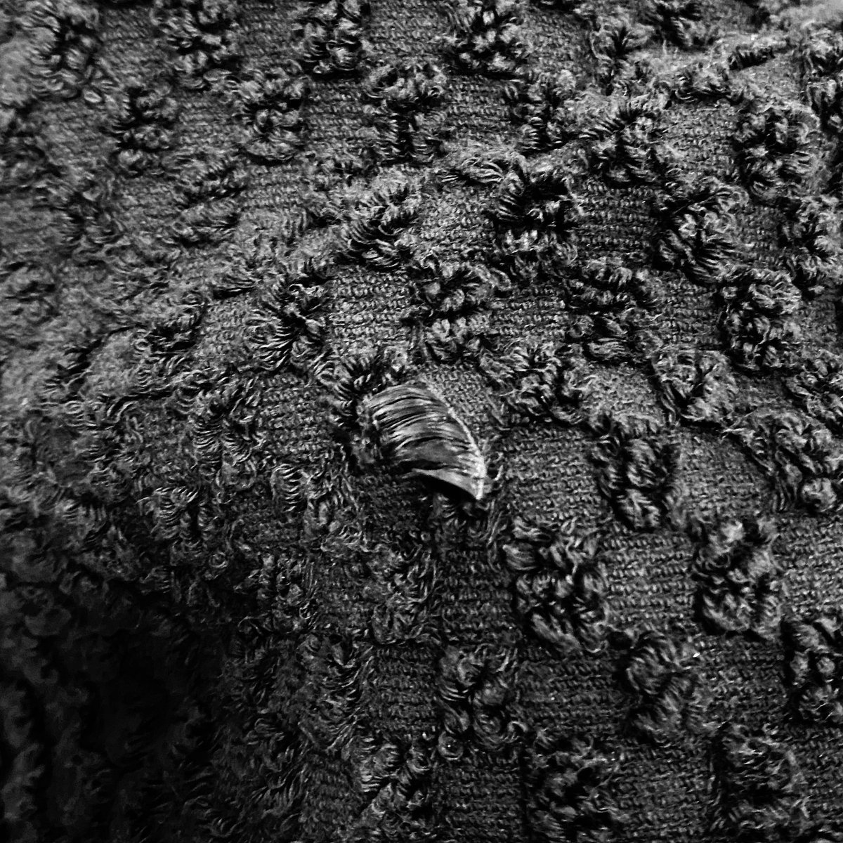 本番中にまつげ消えた！てやんでい！探せど見当たらず。戻ってタオルで顔ぬぐや、そこに主役。黙って乗っかってやがる。