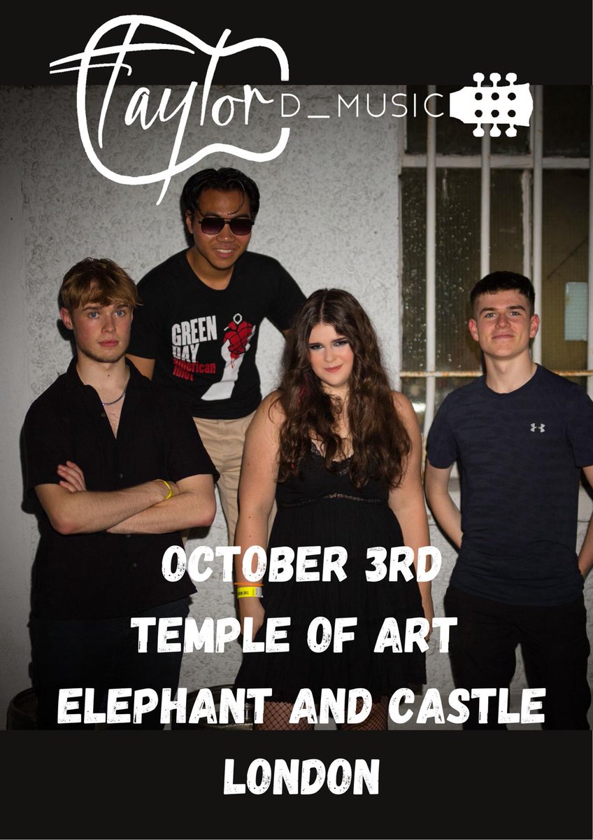 Taylor_D_Music_'s tweet image. Busy few weeks ahead — can’t wait to perform my No.1 single Strange Addiction live! 🎶

📍 Sept 27 – Jacobs Inn
📍 Oct 2 – Supporting @brookealexx
📍 Oct 3 – TAM , London
📍 Oct 10 – Jacobs Inn

#LiveMusic #StrangeAddiction #indieartists #taylord #Concert #ConcertTickets