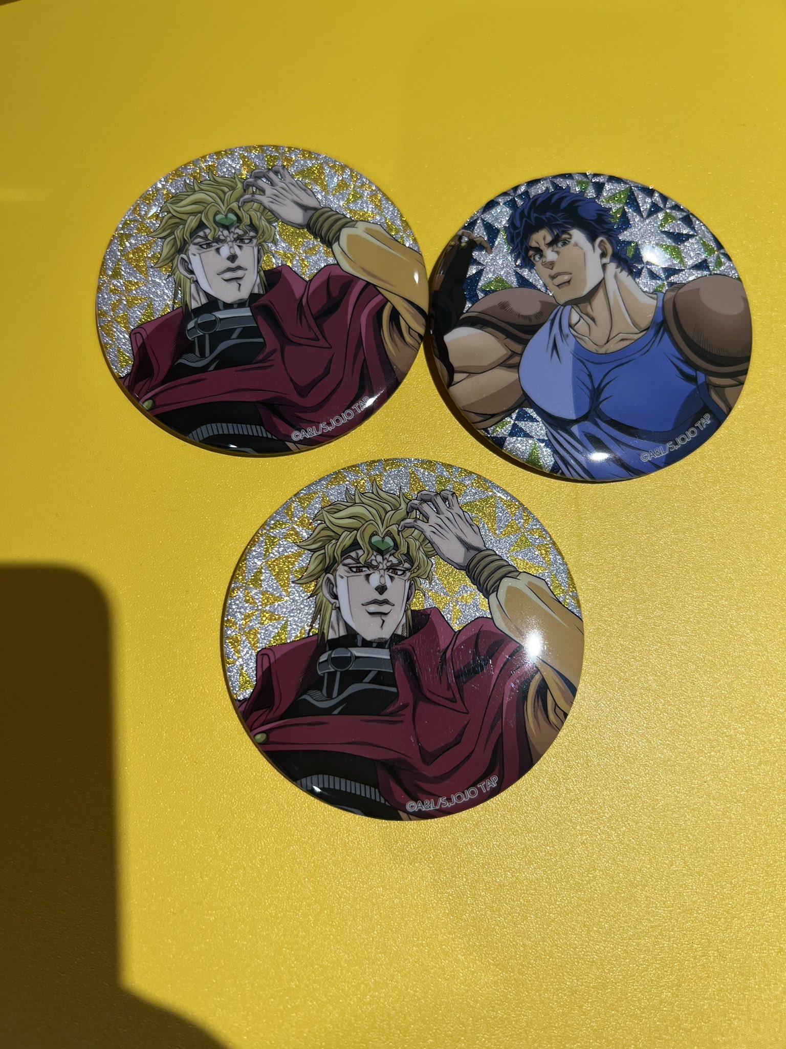 ジョジョの奇妙な冒険 缶バッジ ジョナサン&ディオ TVアニメ「ジョジョの奇妙な冒険 第1部」 缶バッジセット