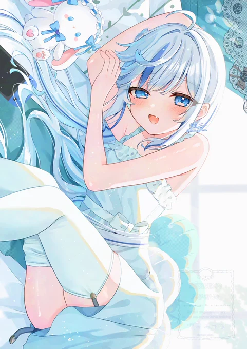 #三連休はフォロワーが増えるらしい 白髪・銀髪OC描いてます〜よろしくお願いします