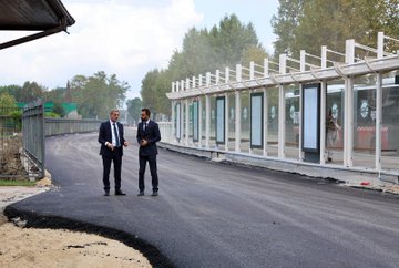 Sakarya Metrobüs Hattı’nda Yol Genişletme Çalışmaları