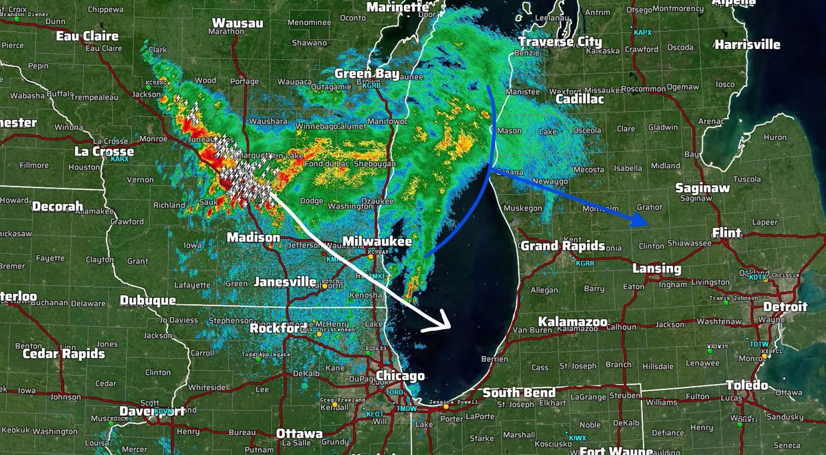Yes, we are up at 4:30 am EDT, how about you? Good time to send a radar update your way right? Outlined along the blue line is our forecasted swath of scattered showers with perhaps an isolated rumble of thunder. This batch will move through throughout the morning hours.