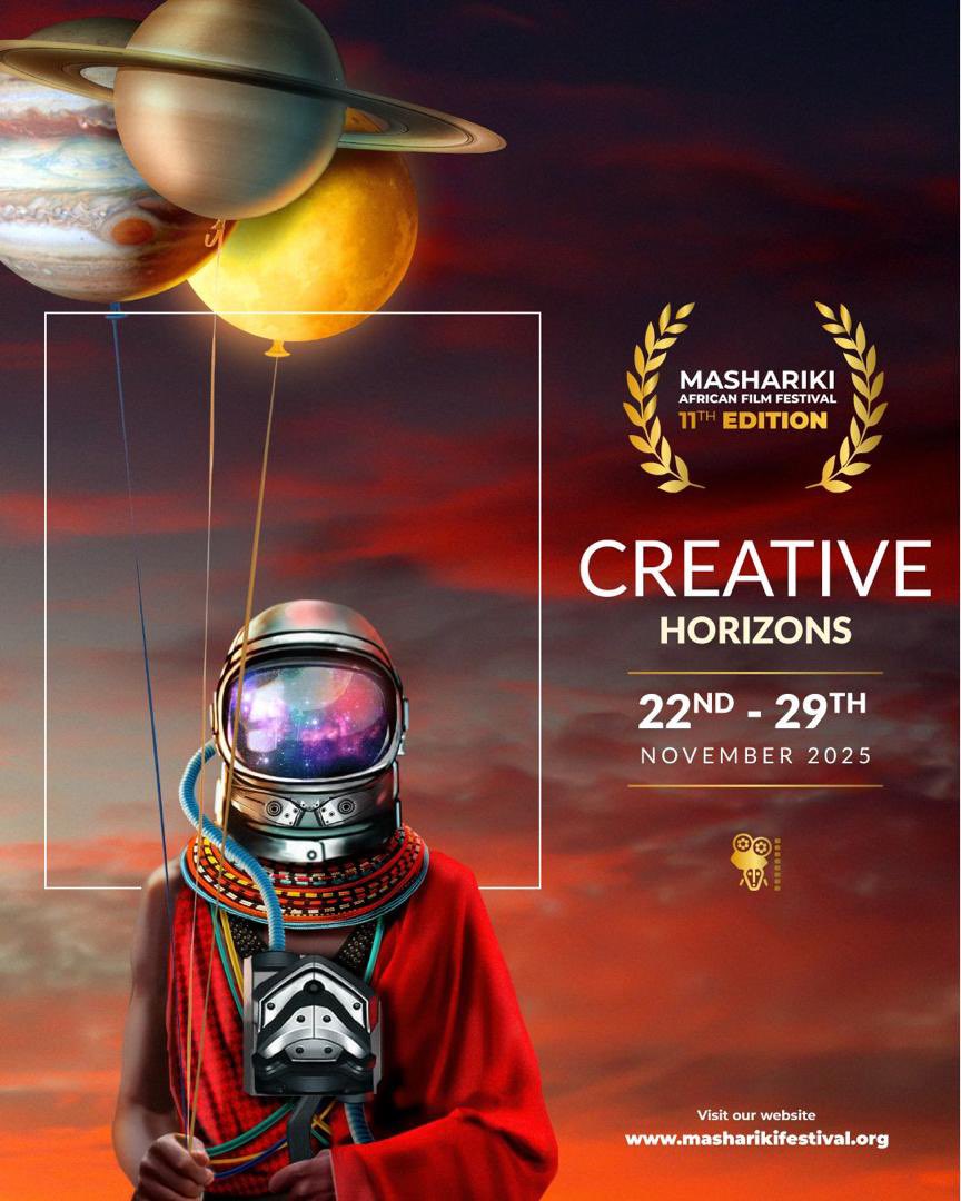 MasharikiFest's tweet image. CREATIVE HORIZONS AWAITS!
The Mashariki African Film Festival returns for its 11th Edition from 22nd – 29th November 2025. 
A journey of imagination, culture, and storytelling like never before.
📌 Stay tuned — more details are on the way!
#mashariki2025 #11thedition