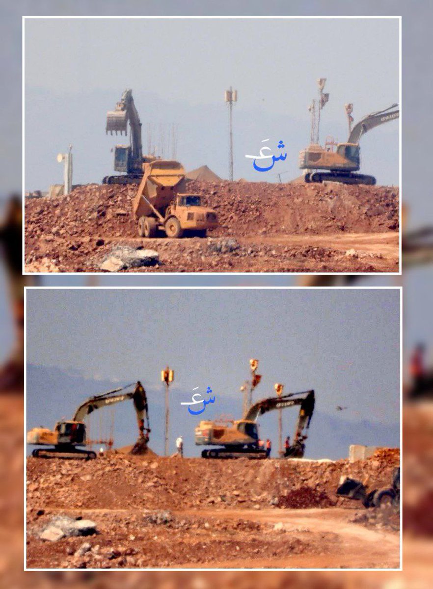 QudsNen's tweet photo. According to Lebanese sources, Israeli occupation forces continue to fortify and erect barriers at the newly established military site inside Lebanese territory in Jabal al-Blat, adjacent to the towns of Aitaroun and Maroun al-Ras in southern Lebanon. https://t.co/zZG2PTImME