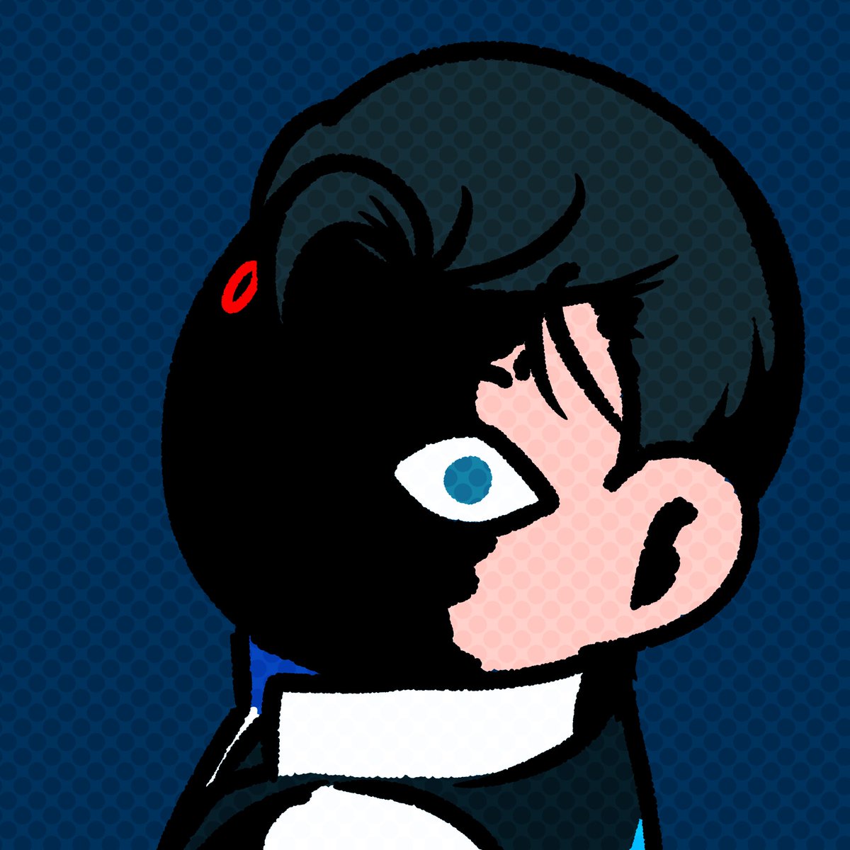 ナインがこちらを見ています