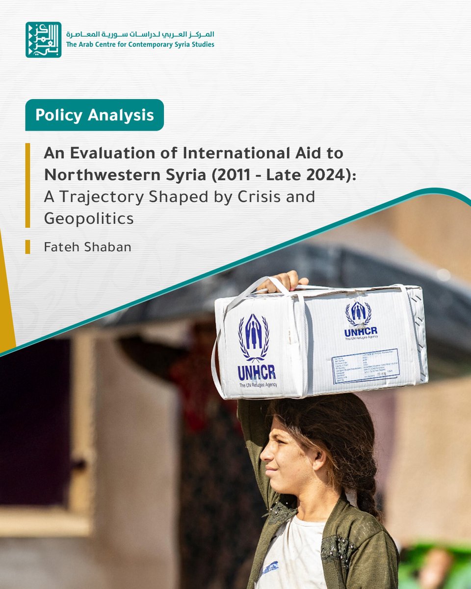 ⏩From emergency aid to resilience—and back again: a decade of international aid in #Northwestern_Syria reveals how politics, crises, and donor fatigue shaped survival.
🔗For further: harmoon.org/?p=63223