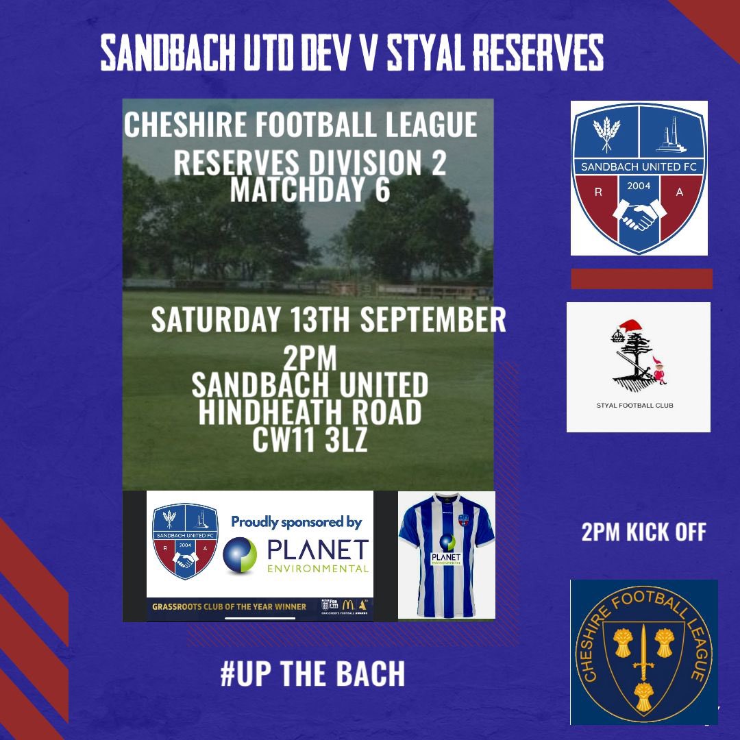 Sandbach United Development Squad tweet media