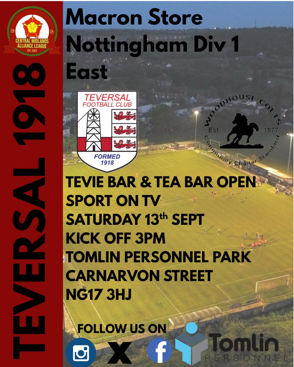 TeversalFC's tweet image. Game Day for the first team and 1918 team. 
The first team are top of the league and our 1918 played one won one.
So of looking for a game to watch come and support the lads #upthetevie  #groundhopping
