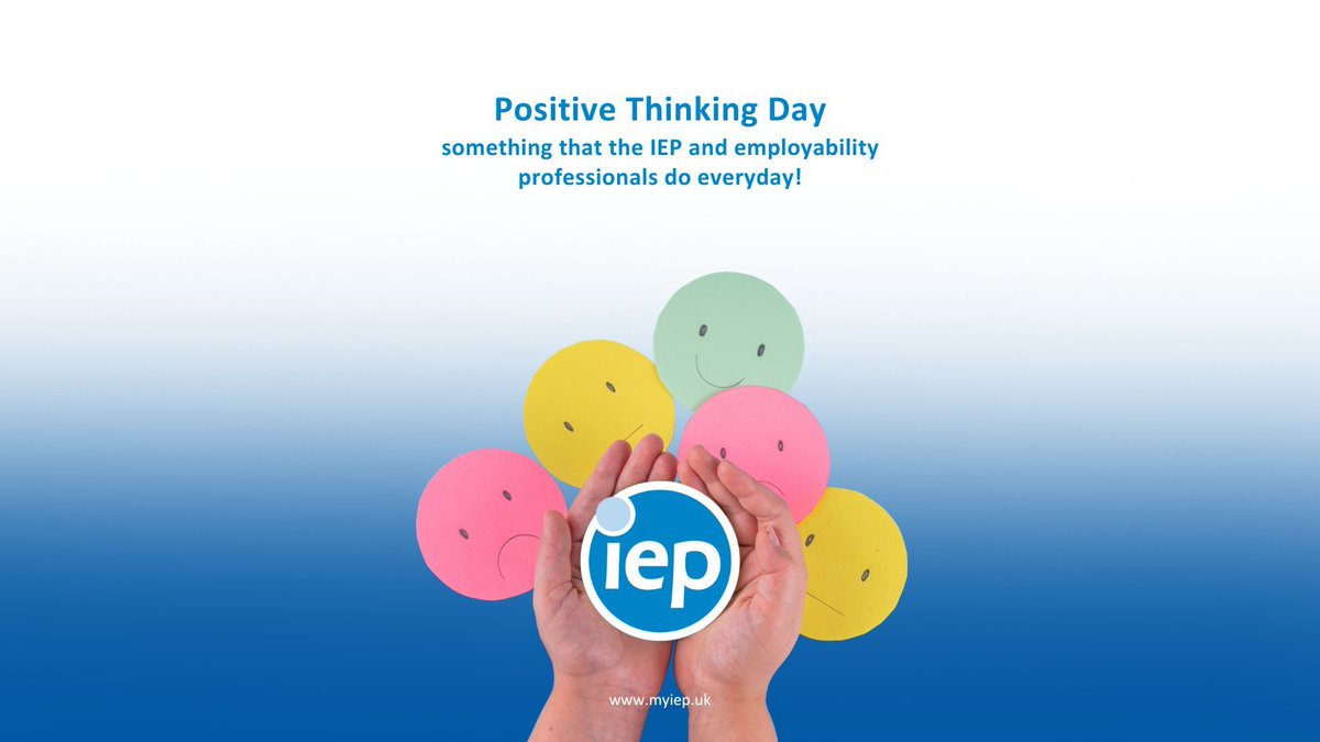 Institute of Employability Professionals (@iepinfo) on Twitter photo π Celebrated annually on 13 September, Positive Thinking Day is a day dedicated to focusing on the power of positive thoughts and the benefits they bring to mental and physical well-being.
π myiep.uk
@IEPInfo
#Employability #IEP #PositiveMindset #SpreadPositivity π Celebrated annually on 13 September, Positive Thinking Day is a day dedicated to focusing on the power of positive thoughts and the benefits they bring to mental and physical well-being.
π myiep.uk
@IEPInfo
#Employability #IEP #PositiveMindset #SpreadPositivity