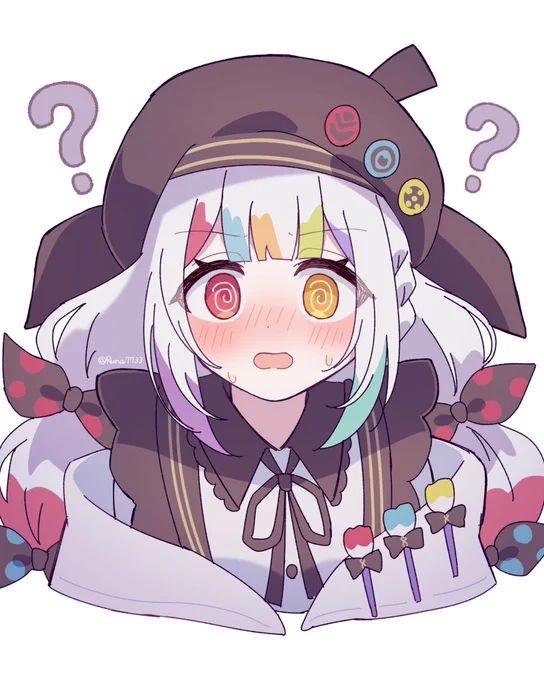 ぐるぐる目ノアちゃんかわいい #まのさば #まのさば二次創作