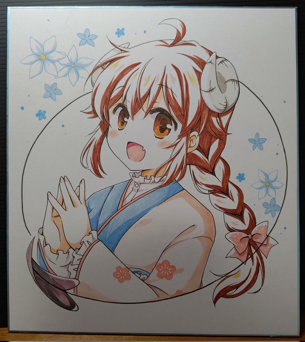 吉田優子 「もう一枚ー 今回は2枚でおしまいです。下描きまでのやつはそのうち塗ります」|uitchu🥐🍑🍊のイラスト