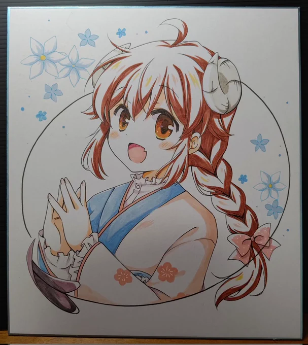 もう一枚ー 今回は2枚でおしまいです。下描きまでのやつはそのうち塗ります