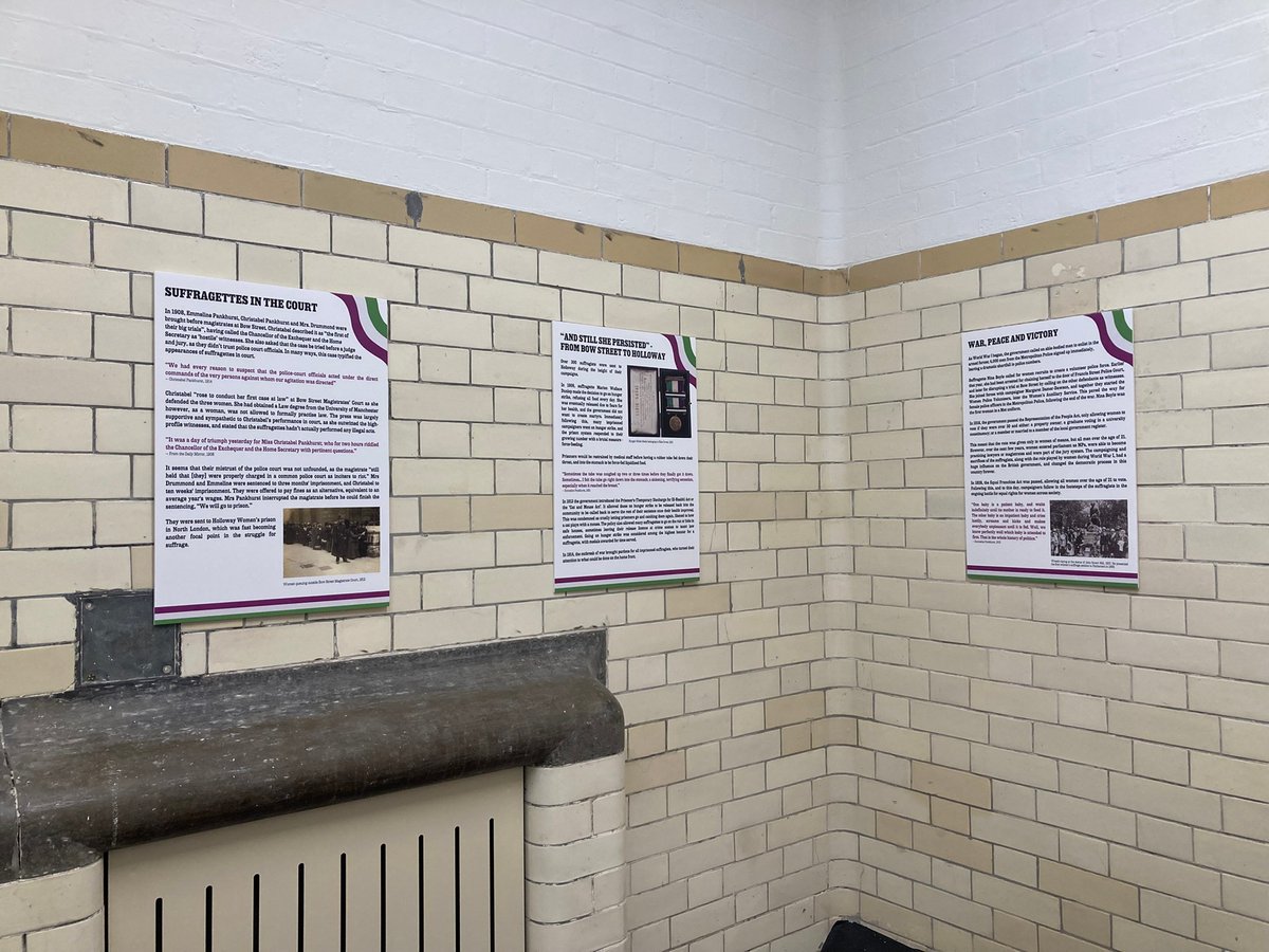 Suffragette September

If you missed out last time now's your chace to see our special exhibition Suffragettes at Bow Street - The Fight for Hope.

Make sure you book your tickets before the 5th October. 

…wstreetpolicemuseum.digitickets.co.uk/event-tickets/…