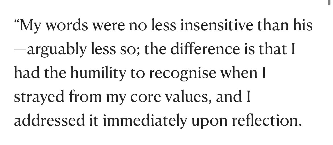 George Abaraonye, the Oxford Union President Elect who celebrated Charlie Kirk’s death, has now told the New Statesman:

‘My words were no less insensitive than his’

He is not sorry for his actions. He feels no remorse for celebrating the demise of a man he met weeks ago.
