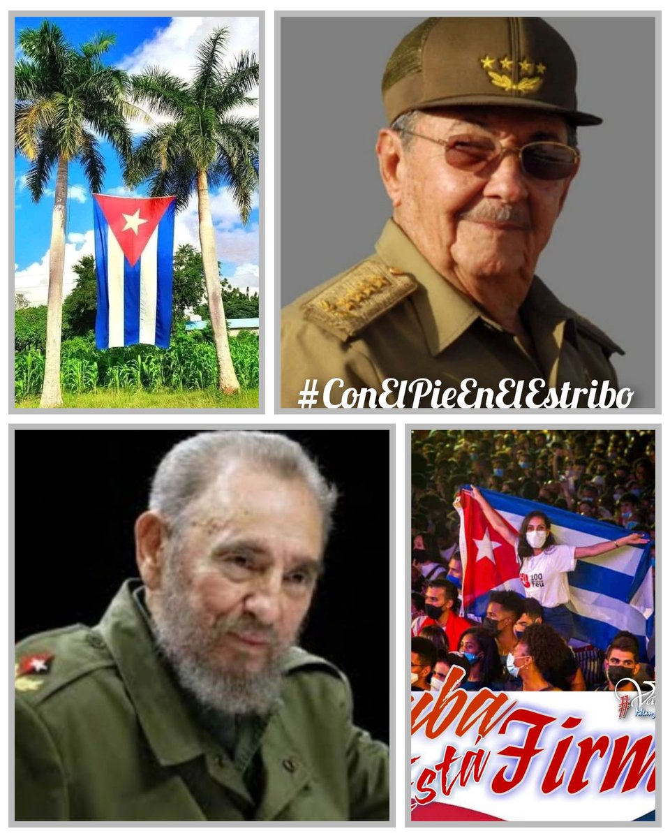 Cuando se trata de la soberanía de 🇨🇺 , o de alguno de sus derechos ,no podemos bajo ningún concepto, entrar a discutirla .
Nuestros derechos y nuestra soberanía,  dice nuestro pueblo y dice Fidel no se discuten , 
¡se pelean !   Raúl Castro
#100AñosConFidel
#ConElPieEnElEstribo