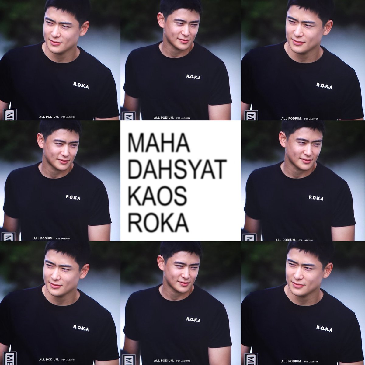 adeldolls's tweet image. MAHA DAHSYAT JAEHYUN KAOS ROKA