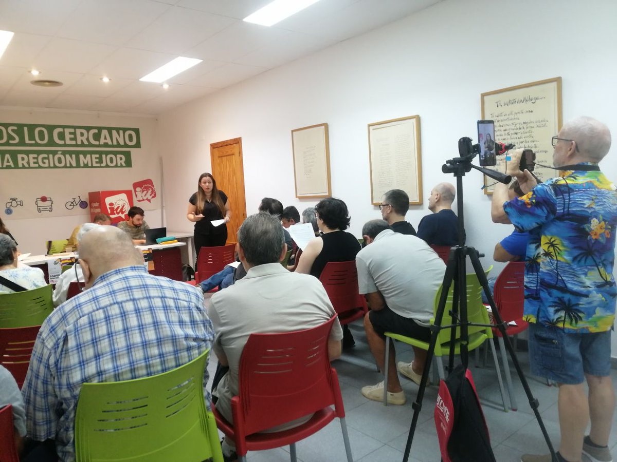 <a href="/IUVRM/">IUVRM🔻🇵🇸</a> <a href="/JohnDBabyack/">John D. Babyack 🔻</a> <a href="/liliana_mellado/">Liliana MM 🔻</a> <a href="/srtagalicia/">@srtagalicia.bsky.social</a> <a href="/julianovau/">julia novau</a> <a href="/pcrm_es/">PCE Región de Murcia 🇵🇸 🇪🇭</a> <a href="/Ginesmir/">Ginés Mirón</a> <a href="/PCE_MurciaSur/">PCE_MurciaSur 🔻🇵🇸</a> <a href="/Salnava1954/">Salvador Navarro</a> <a href="/Salvadorespin/">Salvador Espín🔻🏳️‍🌈🎭</a> <a href="/alfolucas/">Alfonso Lucas</a> <a href="/pagnav_miguel/">Miguel Ángel Pagán</a> <a href="/bubisu2/">EvaHernandez</a> Intervención de varias compañeras y compañeros en el debate del documento político y del organizativo