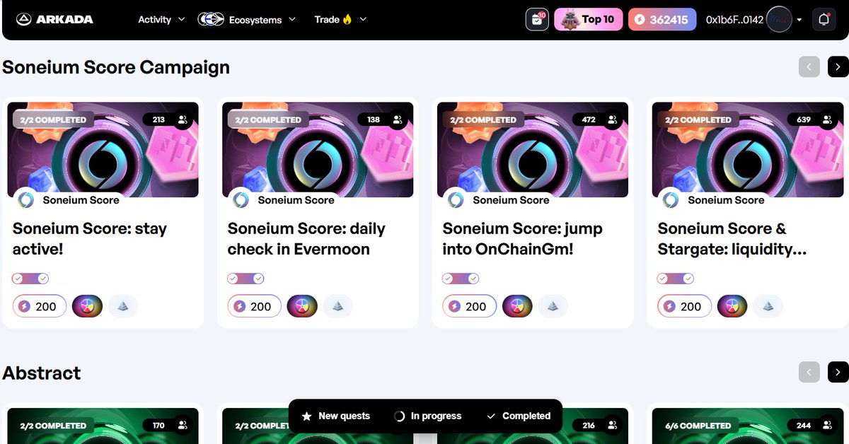 MR.NIK (@0xmr_nik) on Twitter photo Soneium Score Campaign: My Journey to 100! ๐
As some of you know, I recently scored a 100 on the <a href="/soneium/">Soneium ๐ฟ</a> Score campaign! In the next few days, I'll be sharing my daily routine and all the activities that helped me achieve this score.
โ ๏ธ Please note: These are my personal Soneium Score Campaign: My Journey to 100! ๐
As some of you know, I recently scored a 100 on the <a href="/soneium/">Soneium ๐ฟ</a> Score campaign! In the next few days, I'll be sharing my daily routine and all the activities that helped me achieve this score.
โ ๏ธ Please note: These are my personal