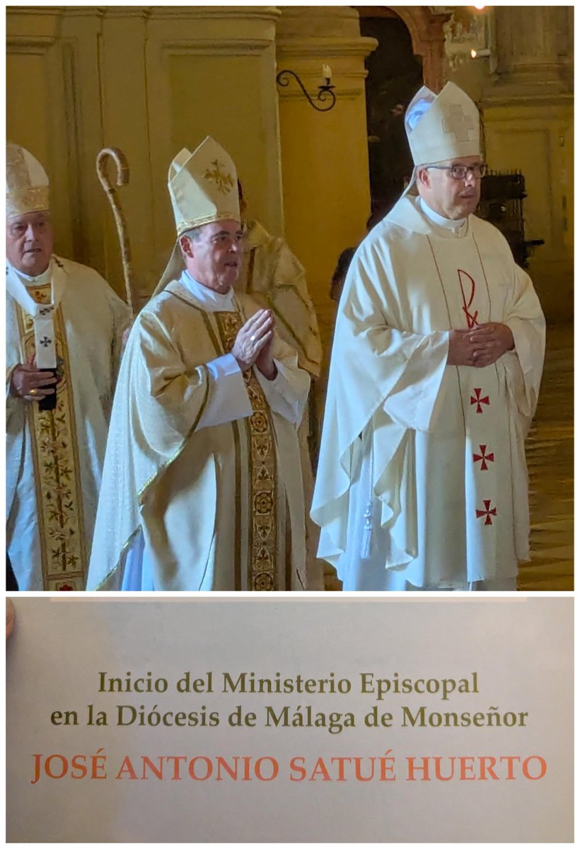 Un privilegio poder participar hoy en nombre de <a href="/AyudaIglesNeces/">Ayuda a la Iglesia Necesitada</a> en la toma de posesión del Obispo de Málaga Mons. <a href="/satuehuerto/">José Antonio Satué</a> como nuevo Obispo de <a href="/DiocesisMalaga/">Diócesis de Málaga</a> Gracias Mons. Jesús Catalá por su labor estos años atrás al frente de la diócesis. <a href="/Confepiscopal/">ConferenciaEpiscopal</a>; <a href="/prensaCEE/">Of. Información CEE</a>