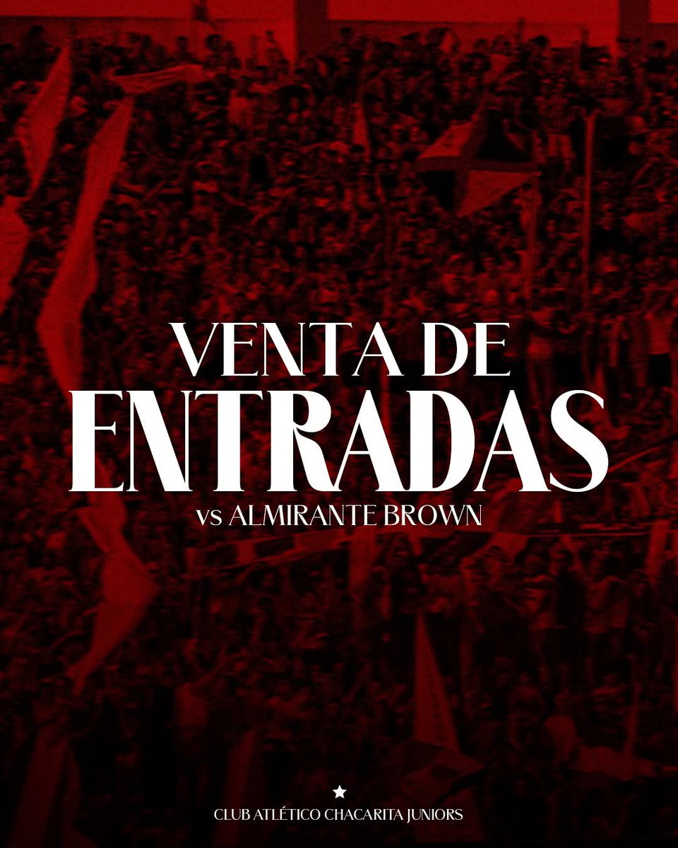 👉 VENTA DE ENTRADAS: 

Las entradas populares se venderán el DOMINGO 14/9 de 10:30 a 15:30 hs en French y Pueyrredón (EFECTIVO).

✅ Se ingresa con la cuota de SEPTIEMBRE
UTILIZANDO EXCLUSIVAMENTE LA APLICACION WEB (Access Fan)