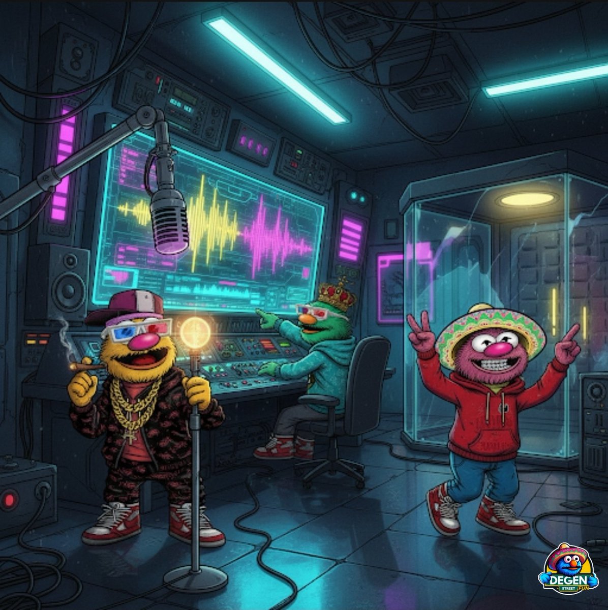 ArtofNickTaylor's tweet image. The Degen Street NFTs are revealed!
Waiting on @EbisusBay rankings 💎
+ 1x Fractured Fate Land #Giveaway
eligible to the first 20% minted
(ID 1-300) 🔥
Get your Degen now on @CBS2Inc:
corgistudio.io/launch/mint/v3…
$ELMO :
0x344C8cC3B6c26FF096398845147A8e6Ea1A922d9